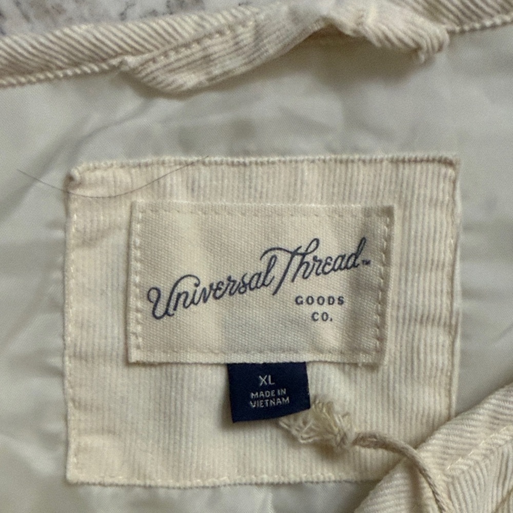 NWT Universal Threads Cream Quilted Women's Jacket Size XL - Picture 2 of 7